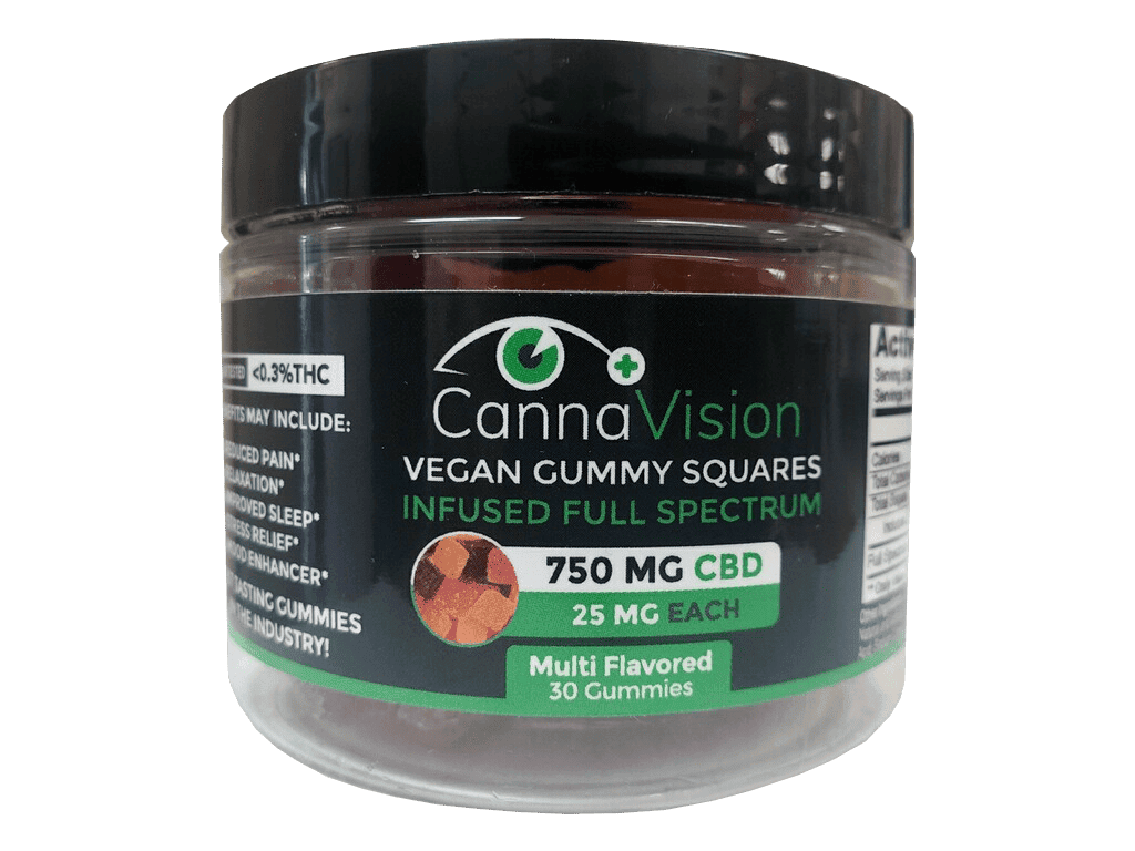 CannaVision Gummy Squares